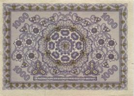 Ausztria/Osztrák Magyar Bank 1922. 1000K T:I