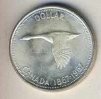 Kanada 1967. 1$ Ag "II. Erzsébet" T:2