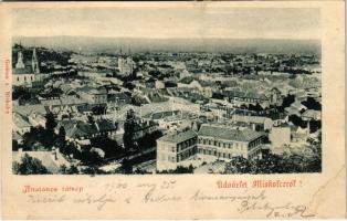 1900 Miskolc, látkép. Kiadja Gedeon A. (Rb)