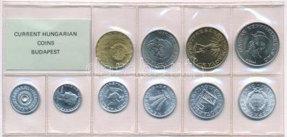 1989. 2f-20Ft (10xklf) érmés forgalmi sor fóliatokban T:1Adamo FO22