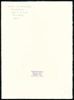 Oleg Denisenko (1961-): Pastoral, 2000. Rézkarc, papír, jelzett, művészpéldány AP XIV/XXXV számozáss...