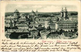 1900 Eger, belváros látképe. Stengel & Co. 8540 (EK)
