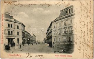 1899 (Vorläufer) Szombathely, Széll Kálmán utca. Kiadja Knebel cs. és kir. udvari fényképész (fl)