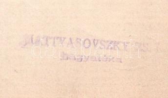 Mattyasovszky-Zsolnay László (1885-1935), kétoldalas mű: Álló női akt tanulmányok. Ceruza, papír. Ha...