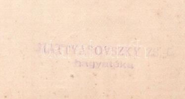 Mattyasovszky-Zsolnay László (1885-1935), kétoldalas mű: Álló női akt tanulmányok. Ceruza, papír. Ha...