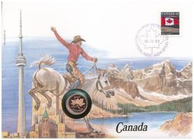 Kanada 1983. 1c felbélyegzett borítékban, bélyegzéssel, német nyelvű leírással T:PP  Canada 1983. 1 Cents in envelope with stamp and cancellation, with German description C:PP