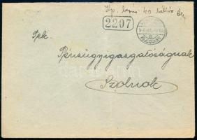 1946 (22. díjszabás) Levél 40 billió P készpénzes bérmentesítéssel, a díjszabás utolsó napján feladva! "KENDERES" - Szolnok