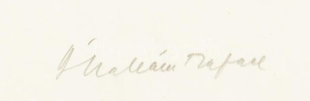 Ábrahám Rafael (1929-2014): Mystical composition. Szitanyomat, papír, jelzett, művészpéldány E.A. je...