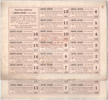 Budapest 1923. "'Taurus' Huskereskedelmi Részvénytársaság" huszonöt részvénye eg...