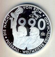 Németország DN "Labdarúgó világbajnoki cím" Ag 20g emlékérem T:PP
