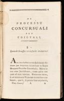 [Kéler Zsigmond (1742-1809)] Sigismundo Kéler: Tractatus practicus de processu concursuali secundum ...