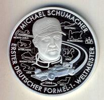 Németország DN "Michael Schumacher Forma 1 világbajnok" Ag 20,2g emlékérem T:PP