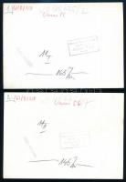 1961 Vasas SC, az 1960-1961-es magyar labdarúgó-bajnokság győztese, 3 db sajtófotó, a hátoldalon fel...