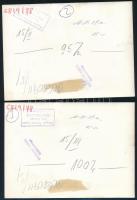 1968 FTC-Leeds labdarúgómérkőzés, 3 db sajtófotó, a hátoldalon feliratozva, pecséttel jelzettek, rag...