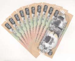Guyana DN (2018) 20$ (10x) sorszámkövetők "C/65 110991-C/65 111000" T:UNC 
Guyana ND (201...