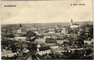 1914 Dunaföldvár, A város látképe. Kiadja Csernyánszky Imre