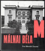 Mendöl Zsuzsa: Málnai Béla. Architektúra sorozat. Bp., 1974, Akadémiai Kiadó. Gazdag képanyaggal illusztrált. Kiadói egészvászon-kötés, kiadói papír védőborítóban.