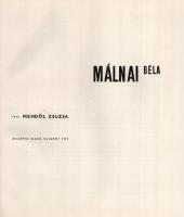 Mendöl Zsuzsa: Málnai Béla. Architektúra sorozat. Bp., 1974, Akadémiai Kiadó. Gazdag képanyaggal ill...