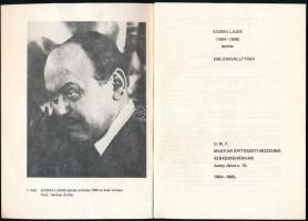 Pusztai László: Kozma Lajos (1884-1948) építész emlékkiállítása. Széksfehérvár, 1984, O.M.F. Magyar ...
