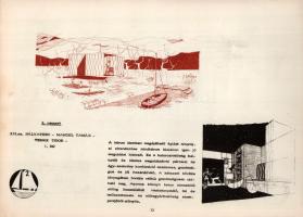 Nyaralóépítés a Balaton parton. Szerk.: Bánszky Zoltán - Egressy Imre. Bp.,1962,É. M. Építésügyi Dok...