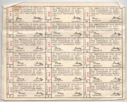 Budapest 1919. "Az Immobilia Ingatlan Forgalmi Részvénytársaság" részvénye 400K-ról szelvé...