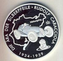 Németország DN "Rudolf Caracciola Forma 1 ezüstérmes" Ag 20,4g emlékérem T:PP