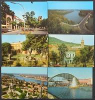 Kb. 100 db MODERN magyar város képeslap / Cca. 100 modern Hungarian town-view postcards