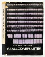 Otto Mayr - Fritz Hierl: Szállodaépületek. Bp., 1966., Műszaki. Gazdag fekete-fehér képanyaggal illusztrált. Kiadói kemény-kötés, kiadói sérült, javított papír védőborítóban.