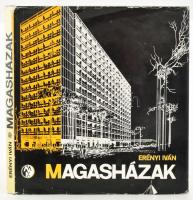 Erényi Iván: Magasházak. Bp., 1972., Műszaki. Gazdag fekete-fehér képanyaggal illusztrált. Kiadói kemény-kötés, kiadói kissé kopott, kissé szakadt papír védőborítóban. Megjelent 1600 példányban.