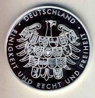 Németország DN "Friedrich Ludwig Jahn tornász" Ag 20,1g emlékérem T:PP