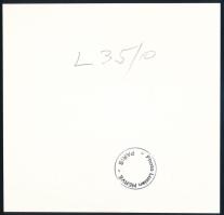 Lucien Hervé (1910-2007): Párizsi utcarészlet. Lucien Hervé francia - magyar származású fotós pecsét...