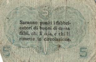 Olaszország/Velence/osztrák-magyar megszállás 1918. 5c, 10c, 50c, 1L, 2L T:II/III,III