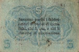 Olaszország/Velence/osztrák-magyar megszállás 1918. 5c, 10c, 1L, 2L T:II/III,III