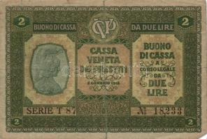 Olaszország/Velence/osztrák-magyar megszállás 1918. 5c, 10c, 1L, 2L T:II/III,III