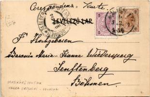 1900 Sepsikőröspatak, Kőröspatak, Valea Crisului; Kálnoky kastély lovas hintóval, Gróf Kálnoky Félix...