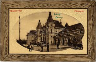 1919 Temesvár, Timisoara; pályaudvar, vasútállomás / railway station (EK)