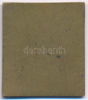 Sződy Szilárd (1878-1939) 1926. "Dr. Füzesséry Zoltán" Br plakett (31x35mm) T:XF patina
H...