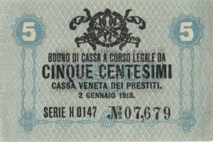 Olaszország/Velence/osztrák-magyar megszállás 1918. 5c, 10c T:I