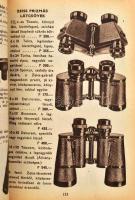 1940 HAFA fényképezőgép árjegyzék, kötés megviselt állapotban