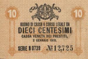 Olaszország/Velence/osztrák-magyar megszállás 1918. 5c, 10c T:I