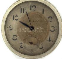 cca 1900 Locarno Watch Co. svájci zsebóra, másodpercmutatós, nikkel, kopott számlappal, fedél gravír...