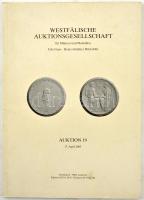 Westfälische Auktionsgesellschaft für Münzen und Medaillen. 2002. Vesztfáliai érmék és érmek aukciós katalógus, 19. aukció, német nyelvű. Használt állapotban.