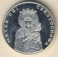 Lengyelország DN "Czestochowai Istenanya - II. János Pál" Ag 13,5g emlékérem T:BU