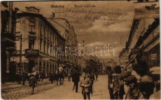 1918 Miskolc, Royál szálloda, Fischer Gerzson üzlete, cipészet. Schvarcz Soma kiadása