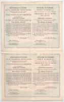 1925. Budapest "Magyar Királyság 5%-kal kamatozó Járadékkölcsön Államadóssági Kötvény" 500...