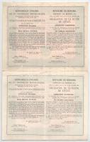 Budapest 1925. "Magyar Királyság 5%-kal kamatozó Járadékkölcsön Államadóssági Kötvény" 500...