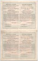 Budapest 1925. "Magyar Királyság 5%-kal kamatozó Járadékkölcsön Államadóssági Kötvény" 500...