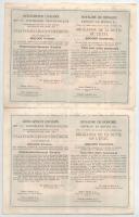 Budapest 1925. "Magyar Királyság 5%-kal kamatozó Járadékkölcsön Államadóssági Kötvény" 500...