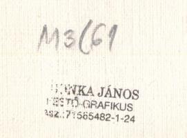 Csonka János (1947-2008), 3 db mű: Vízparti tájak és hajók. Akvarell, papír, mindegyik jelzett, pasz...