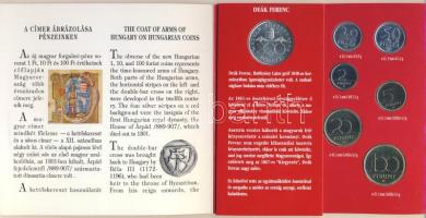 1994. 10f-100Ft 10klf db + 200Ft Ag "Deák" szettben T:BU Csak 15.000db!